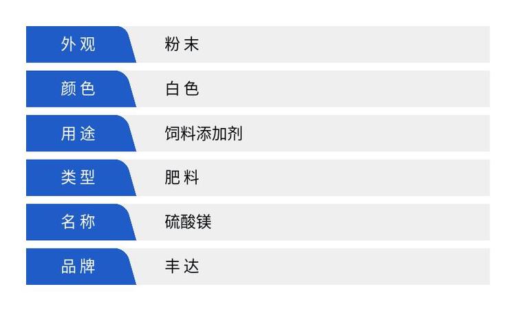 丰达 一水硫酸镁 白色粉末 25kg每袋保质期2年物流